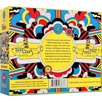 The Beatles Yellow Submarine dėlionė 1000 detalių Theory11 The Beatles Yellow Submarine dėlionė 1000 detalių Theory11